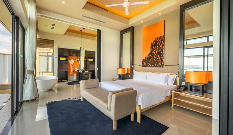 Angsana Velavaru_InOcean Pool Villa_Interior_Bedroom_2